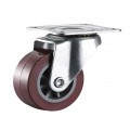 25mm-75mm light duty polyurethane caster wheel swivel plate wheel