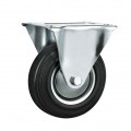 125mm industrial platform trolley wheel fixed dolly caster