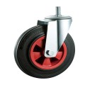 3"/4"/5"/6"/8" zhongshan industrial rubber caster and wheel,cart wheels plastic rim,roller bearing