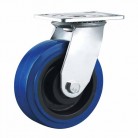 N846 heavy duty elastic rubber swivel caster