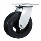 N840 Mold on rubber swivel heavy duty rubber caster